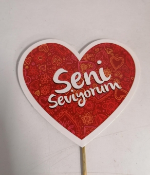 SENİ SEVİYORUM KARTI