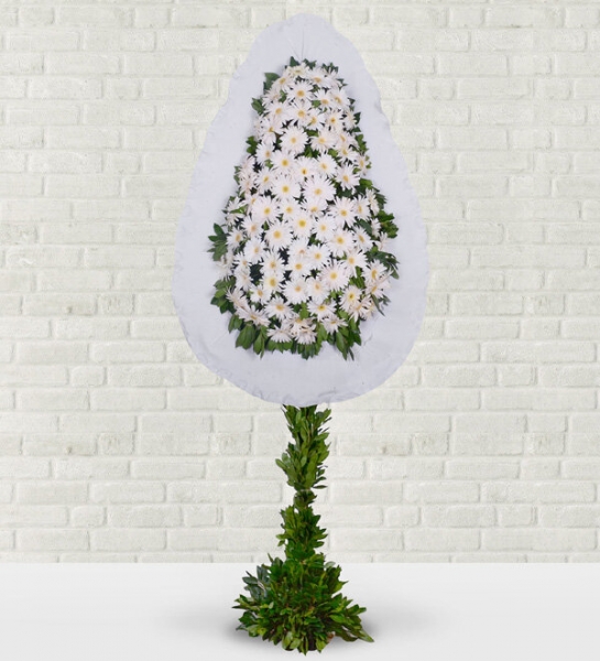 Beyaz Gerbera Sepeti